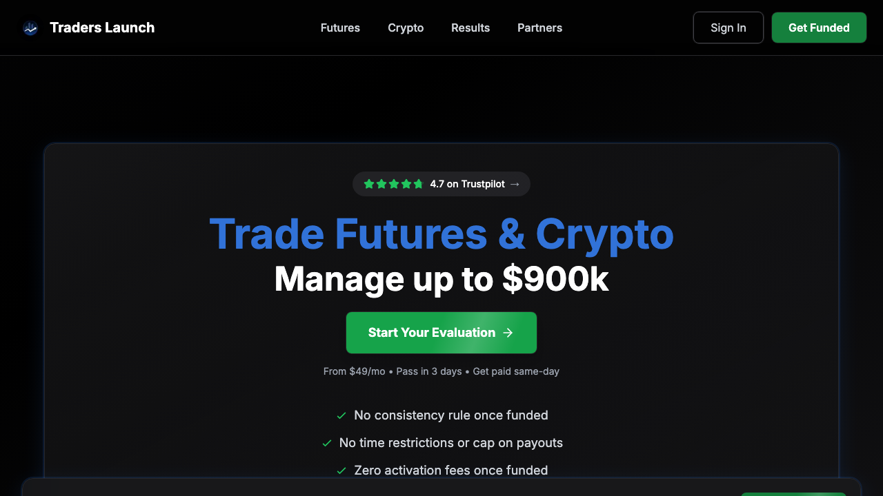 Traders Launch preview
